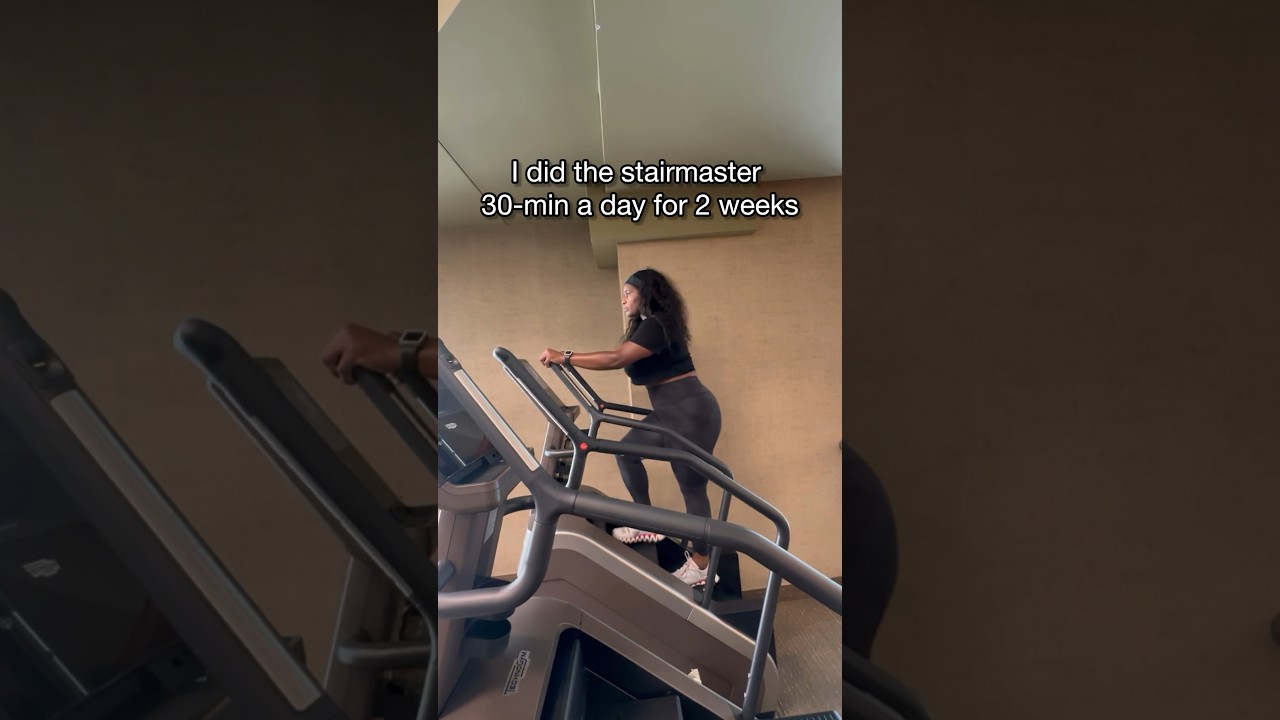 WOW! Weight Loss Results from the Stairmaster Challenge #fitness #weightloss #shorts #short