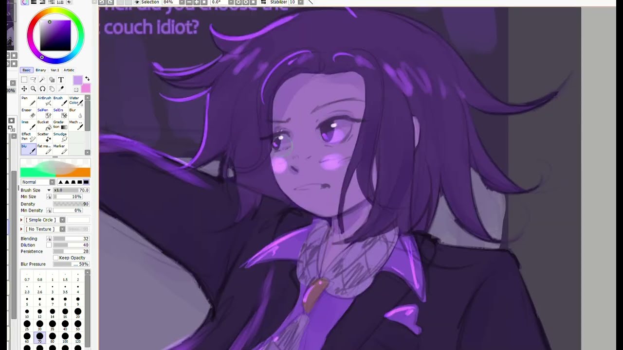 Danganronpa V3 Speedpaint Lounging