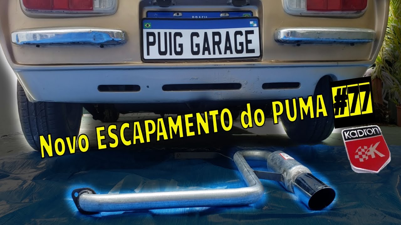 Novo Escapamento do nosso Puma #77 - Puma GTS (conversível) com a Descarga Kadron!! (Puig Garage)