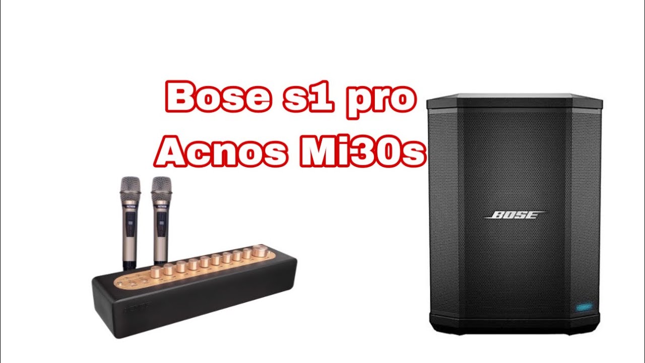 Mi30s kết hợp bose s1 pro h&aacute;t rất hay giải ph&aacute;p gọn nhẹ gi&aacute; si&ecirc;u rẻ c&oacute; k&egrave;m qu&agrave; tặng nh&eacute; .