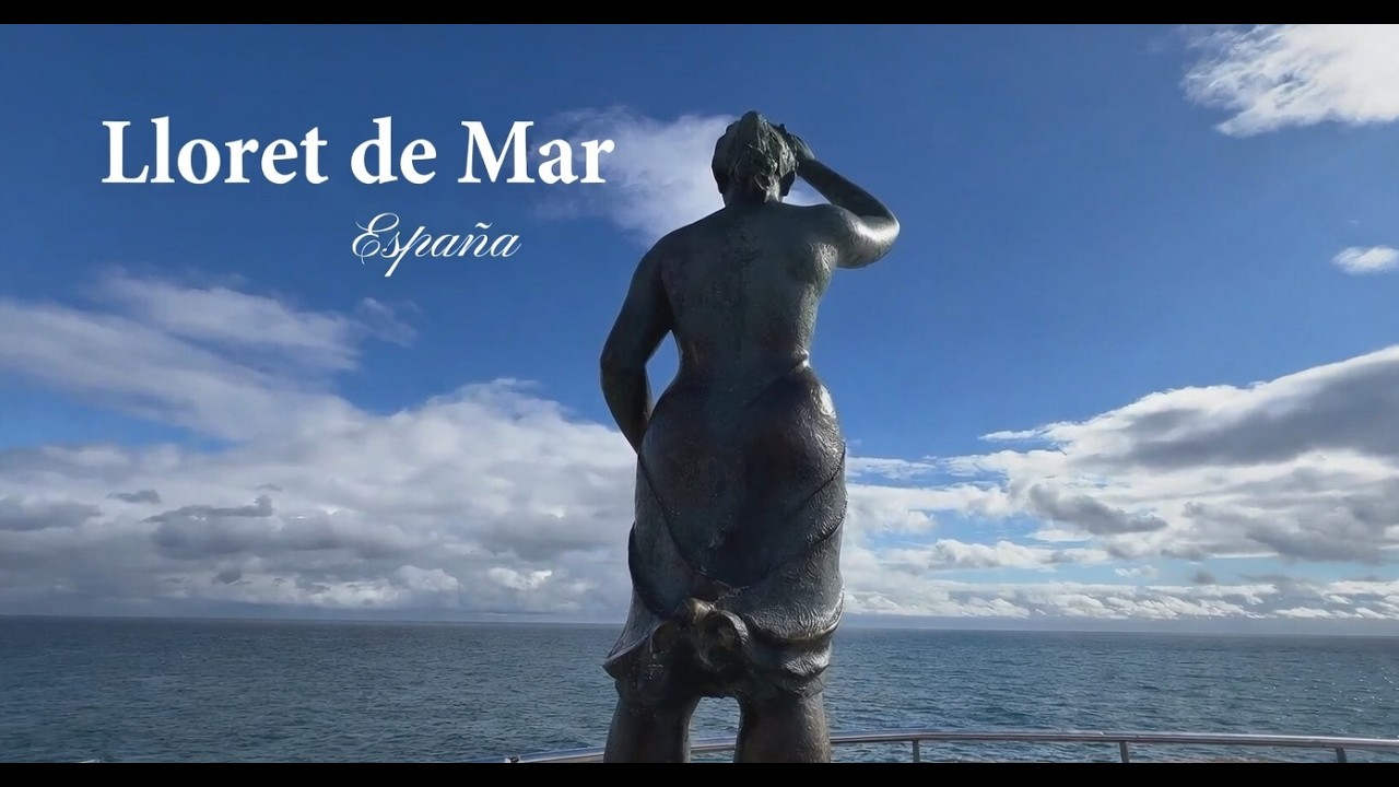 Lloret de Mar 4K : Mar y Montañas para Relajarse /Sonidos Naturales