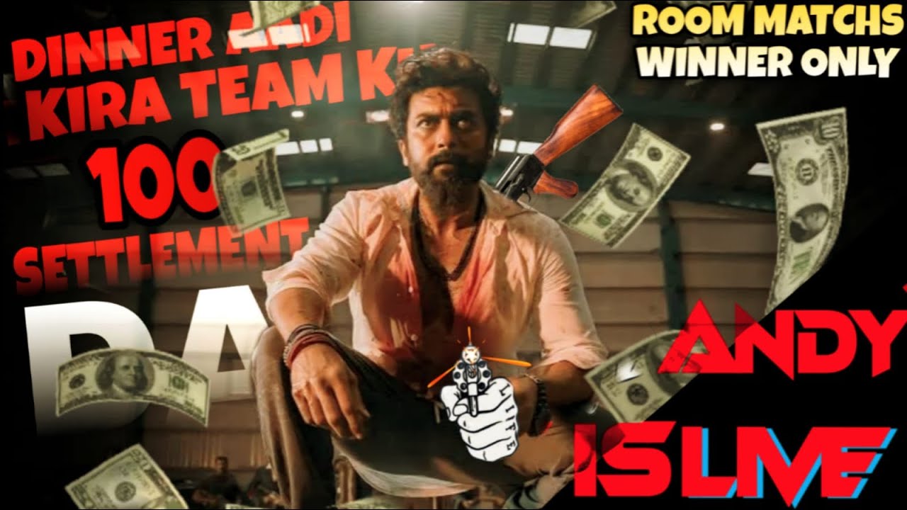 Price Pool Room Matches Started⚡️🫡🚀| Andy is live | BGMI | PUBG |