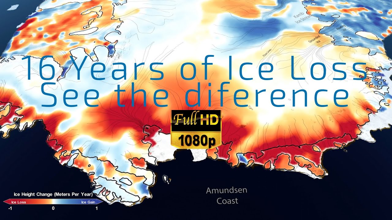 NASA Mission Maps 16 Years of Ice Loss