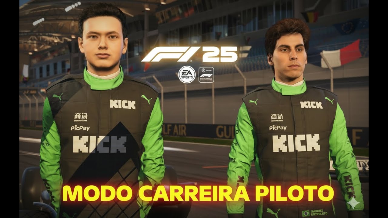 Live de Fórmula 1 2025 - Modo Carreira Piloto na Sauber F1 25 - Final de Temporada - PlayStation 5