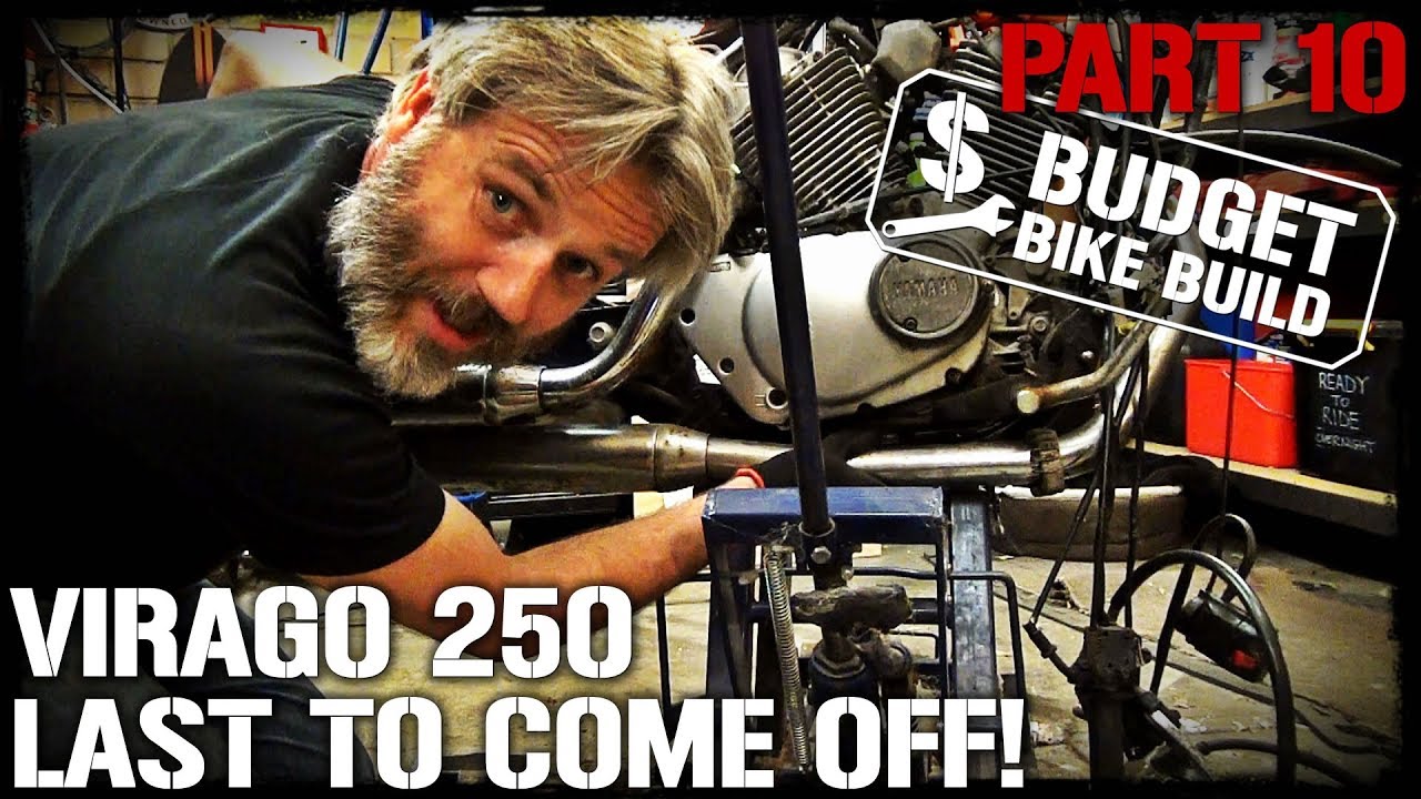Virago 250 Build - PART 10. LAST TO COME OFF!
