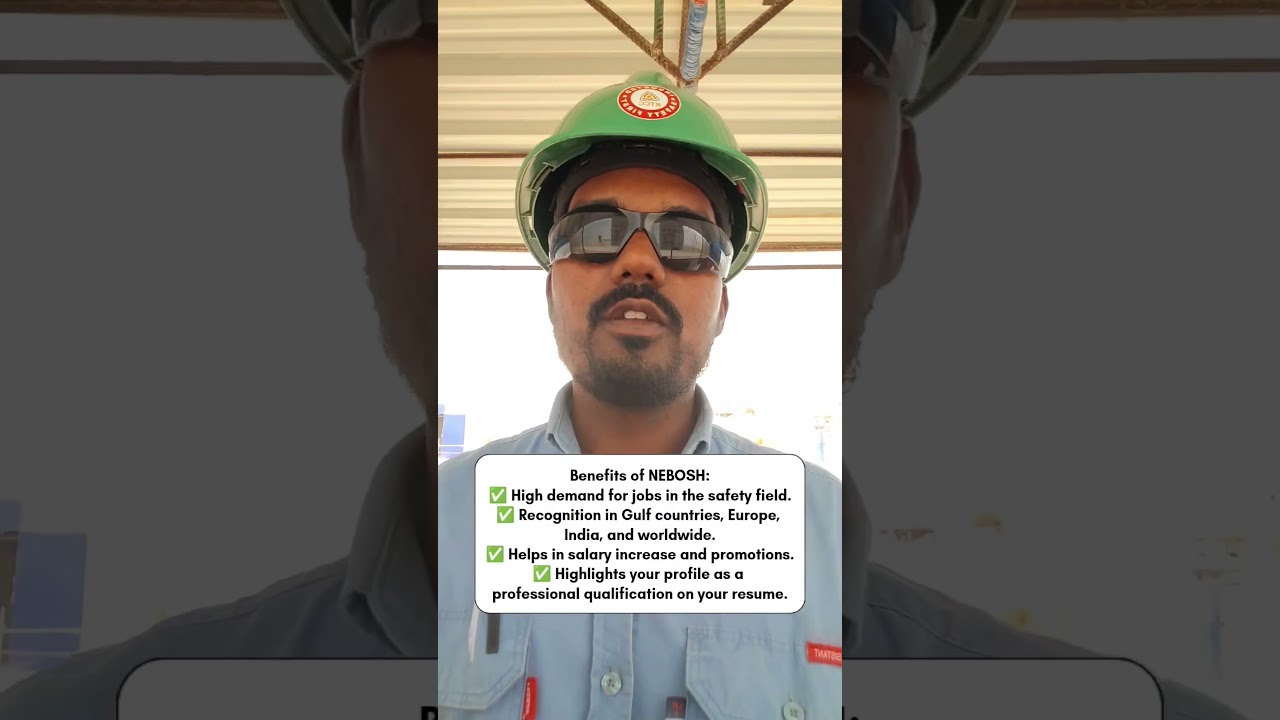What is NEBOSH ? what is the use of it? #safetycourses #safety #nebosh #shorts