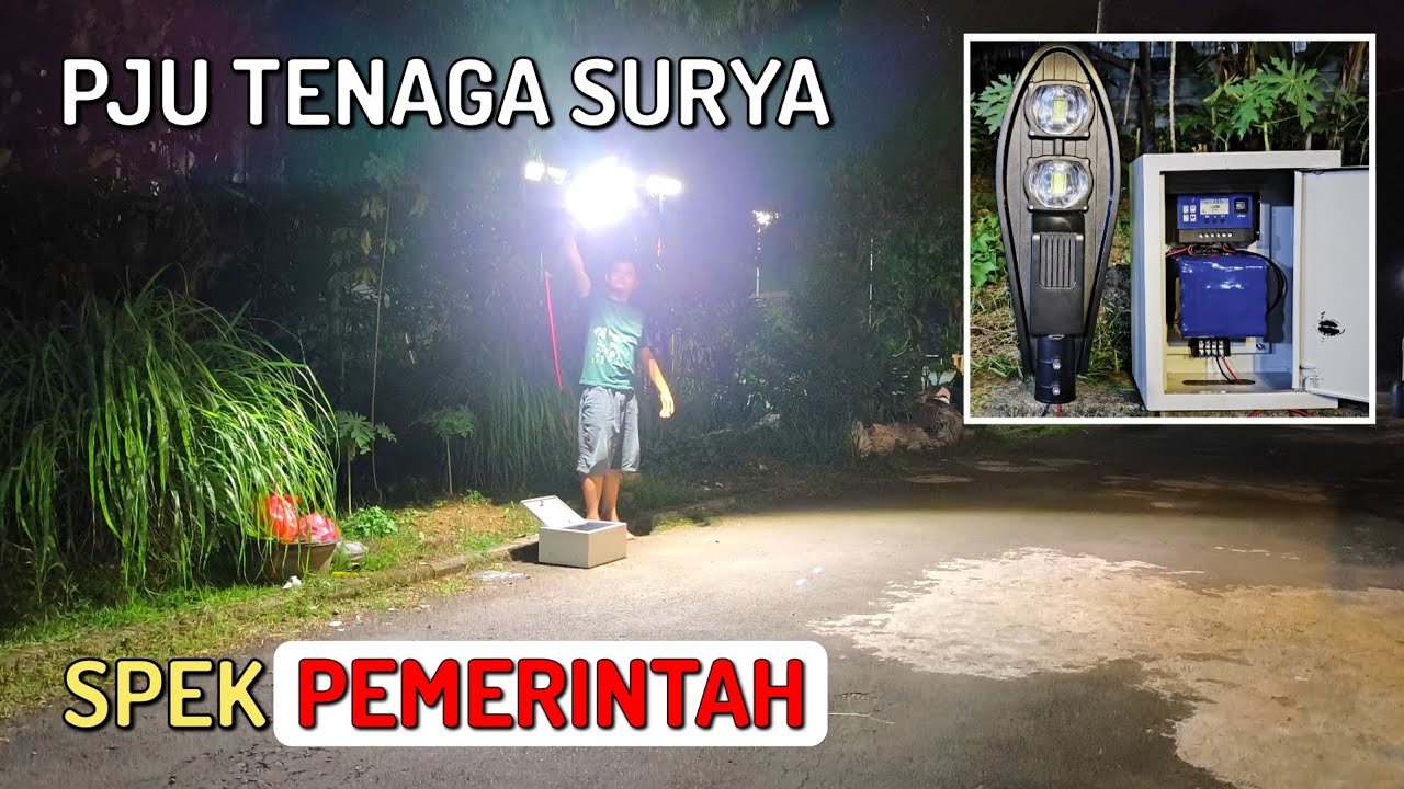 Saya membuat PJU Tenaga Surya seperti punya pemerintah 