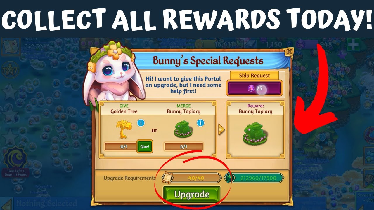 Merge Dragons! Portal Quest Upgrade Hacks☆Get All Rewards In One Day