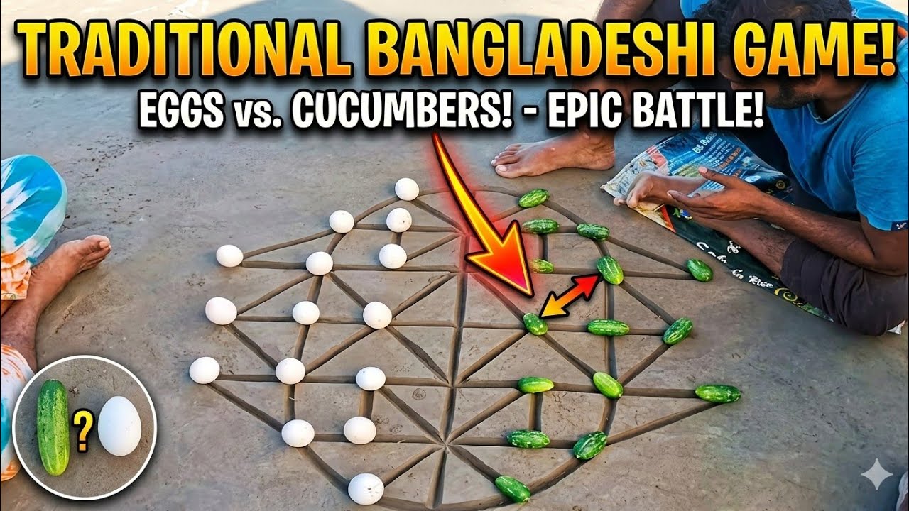 See what kind of games the villagers play to pass the time | Village man Challenge Game |