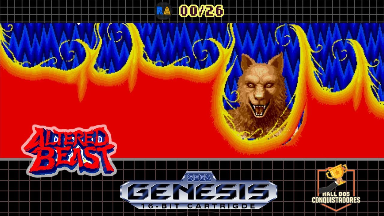 ALTERED BEAST - Mega drive | 00/26 #halldosconquistadores  #retroachievements #megadrive