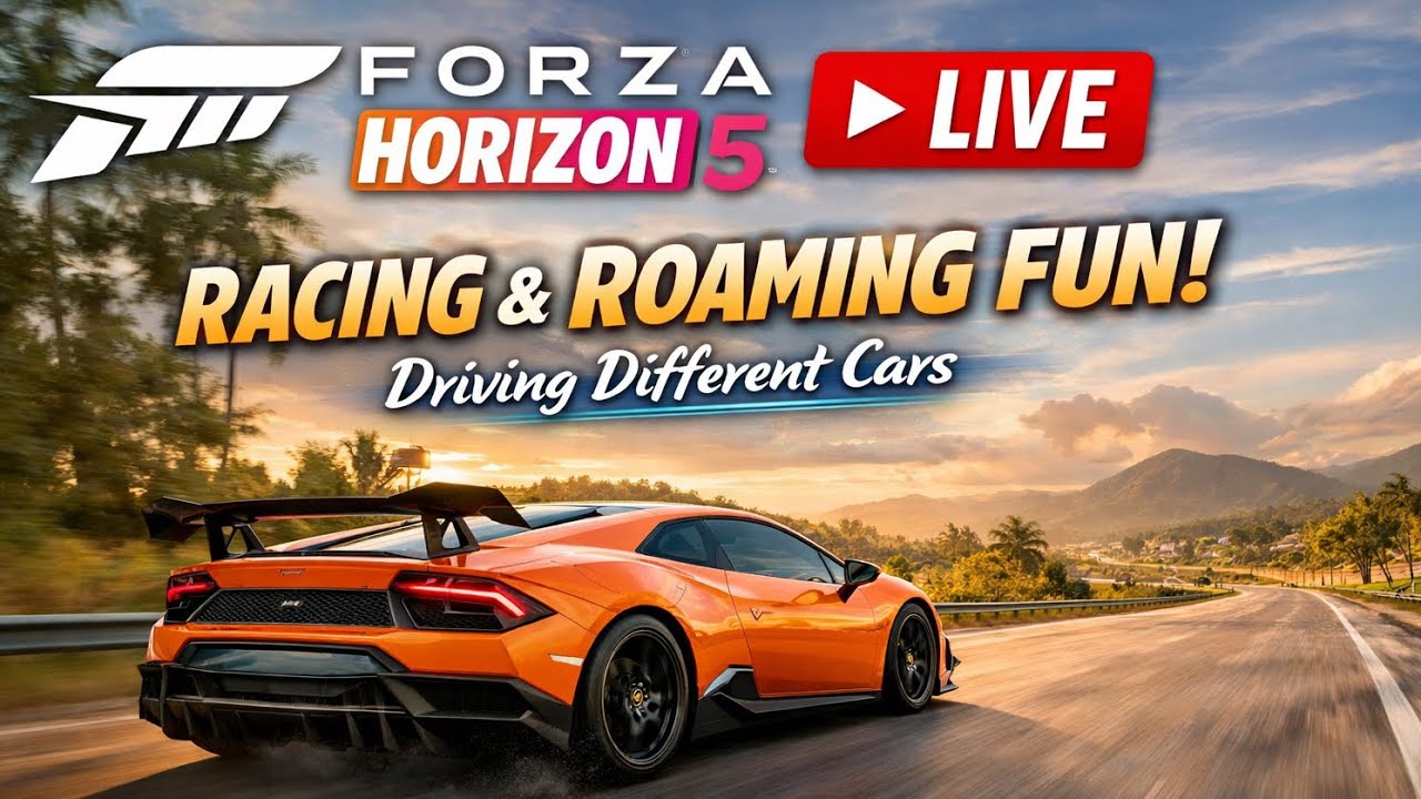 Forza Horizon 5 LIVE |Enjoy Racing & Roaming Different Cars | Chill Driving Vibes