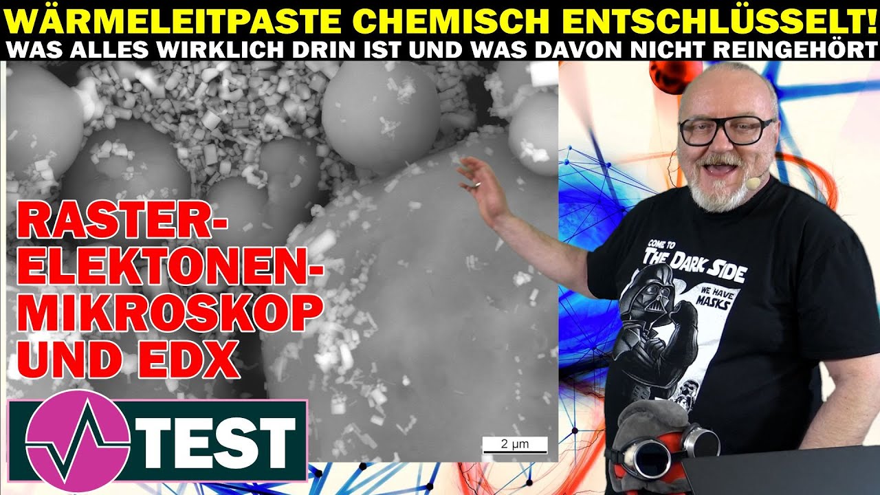 Wärmeleitpaste im High-Tech Labor erstmals genau entschlüsselt: Das ist am Ende wirklich nur drin!
