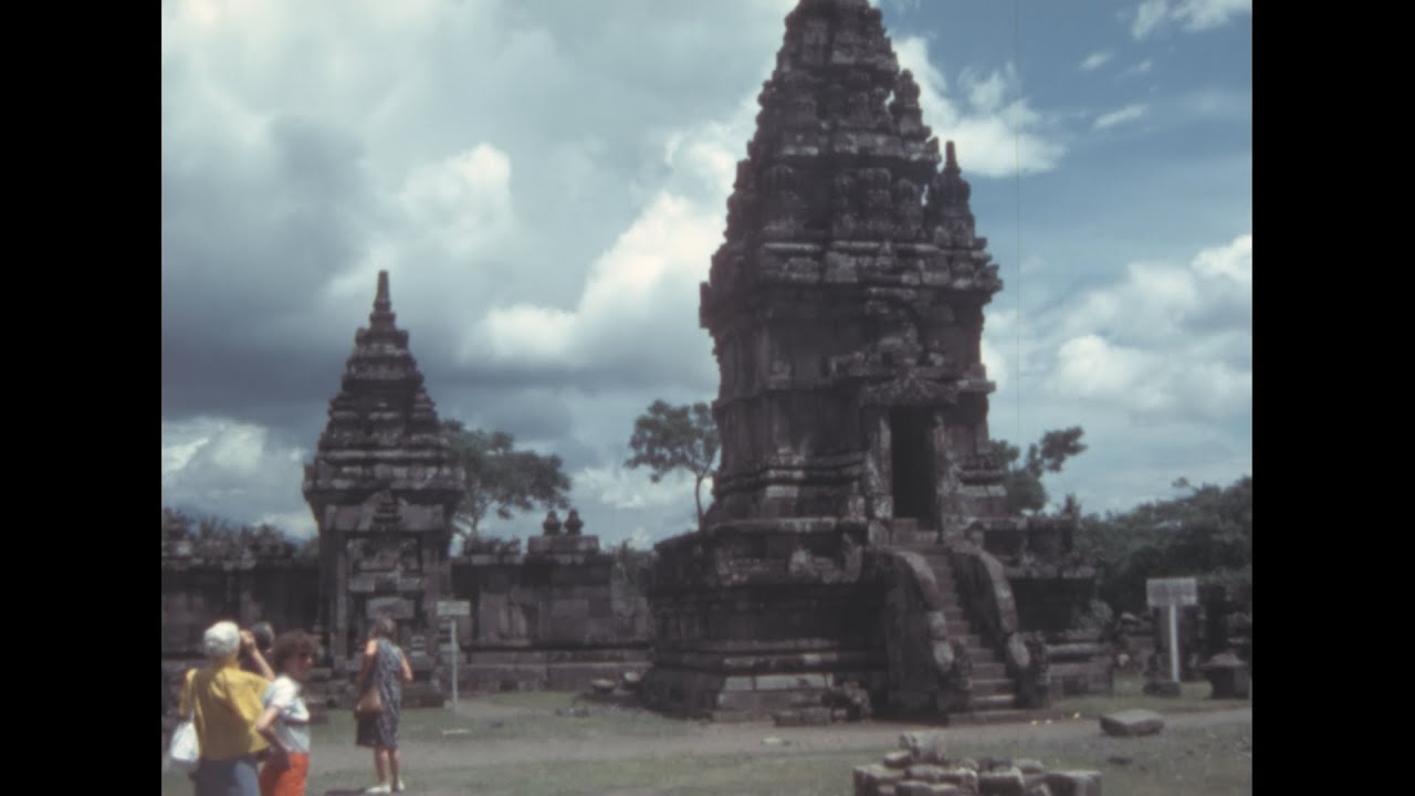 Prambanan Temple Compounds 1981 archive footage