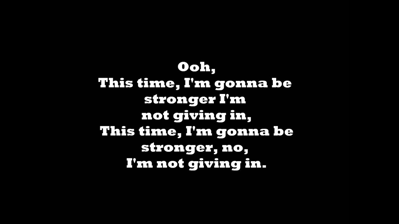 Rudiment - Not Giving In Lyrics