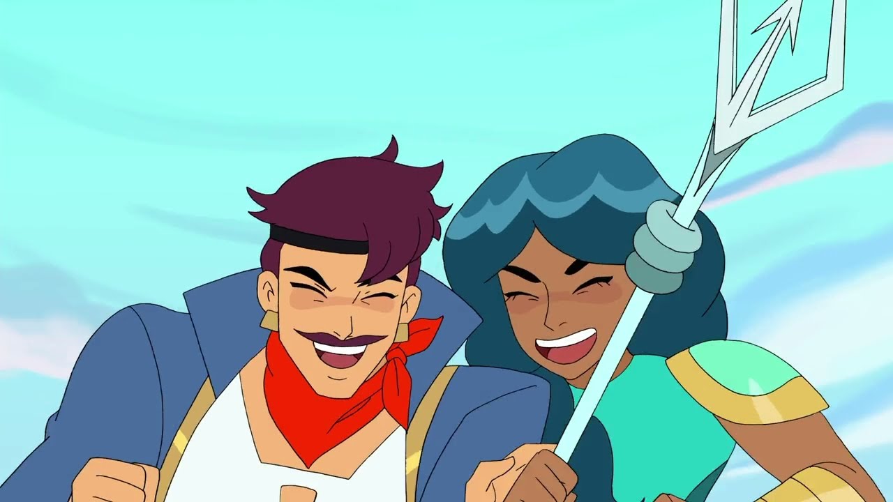 She-Ra Couples Levitating: Catradora, Glimbow, Seasmista, Entrapdak