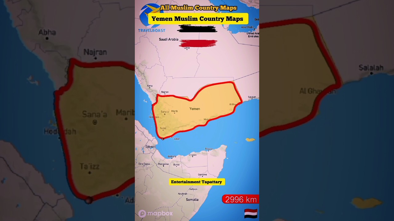 Yemen Muslim Country full Location Maps 