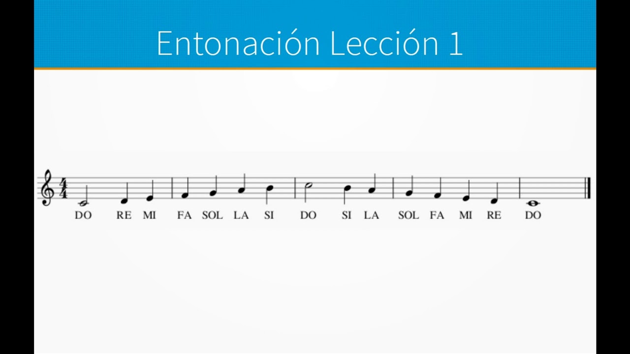 Escala musical. Aprende a cantar las notas musicales Lecci&oacute;n 1