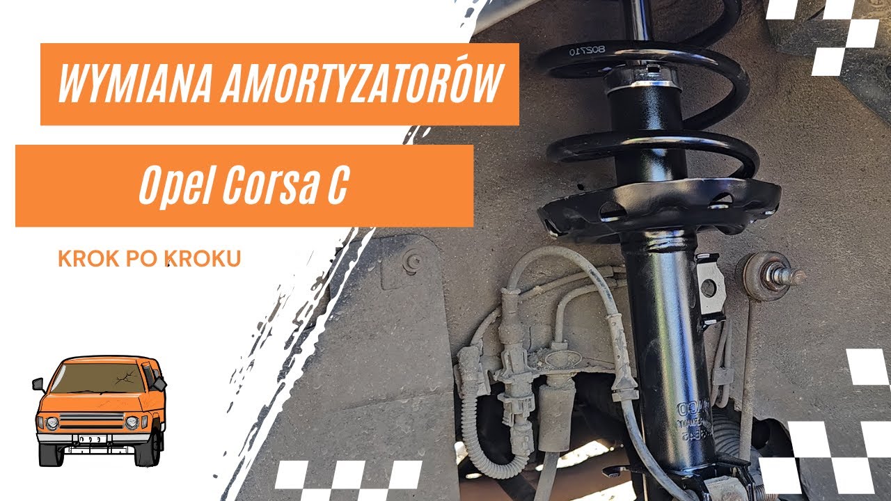 Wymiana amortyzatorów w Opel Corsa C
