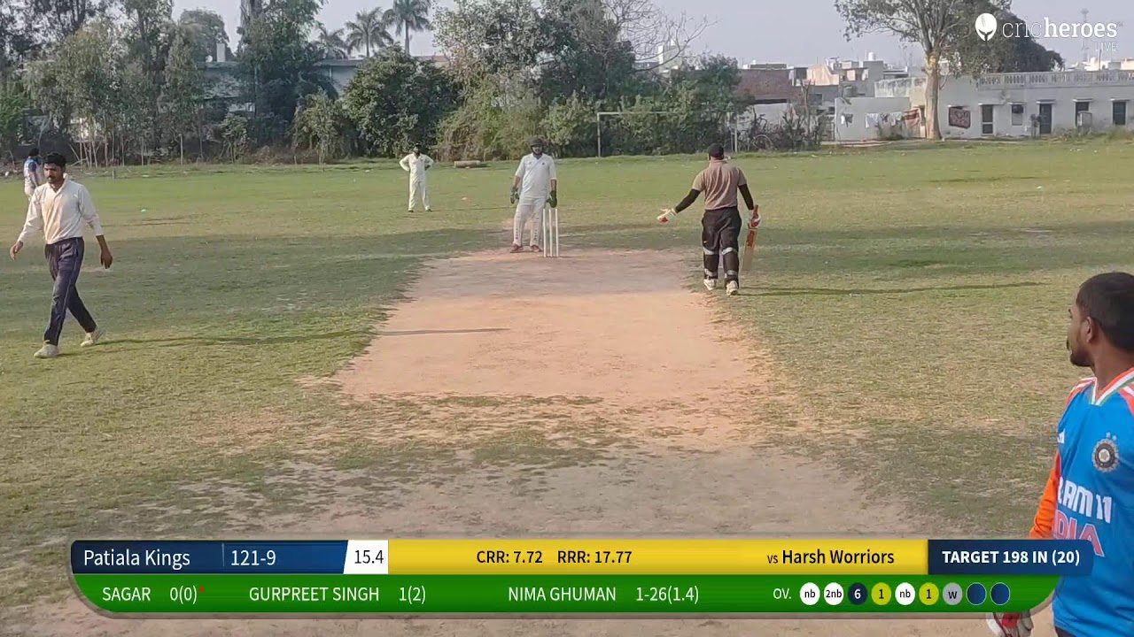 Harsh Warriors vs Patiala Kings| live cricket match| Individual live - Guru Nanak Foundation Patiala