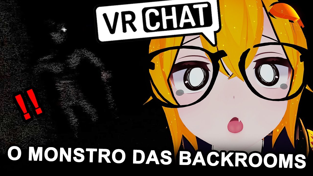 😳 O MONSTRO DAS BACKROOMS APARECEU NO VRCHAT