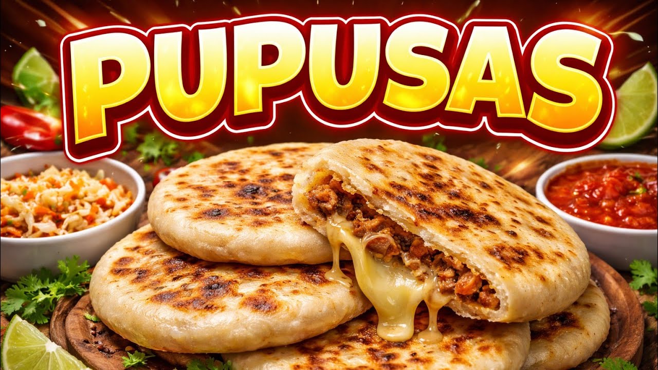 🔴 PUPUSAS DE QUESILLO Y CHICHARRÓN