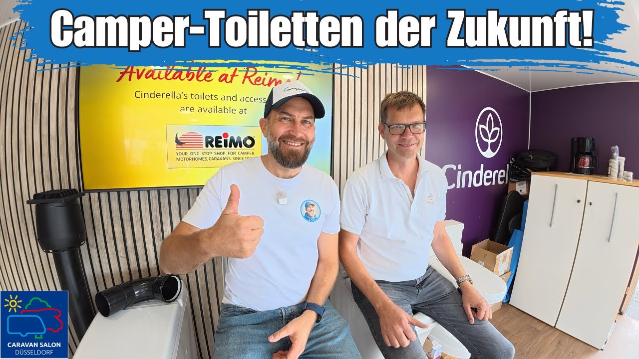 Cinderella Verbrennungstoilette 🚐🔥 – alle Modelle fürs Wohnmobil auf dem Caravan Salon 2025 erklärt!
