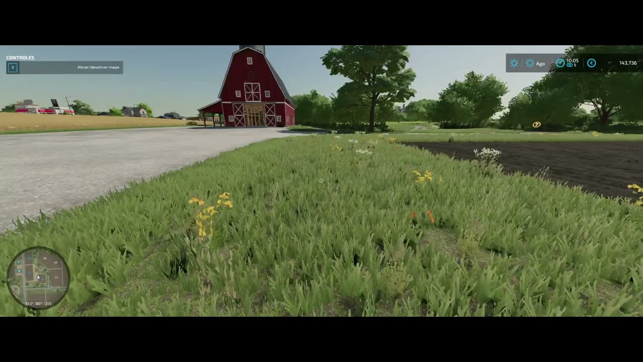 EP.01 | Comprando terras e uma surpresa ao ir comprar um trator na loja | Farming Simulator 22