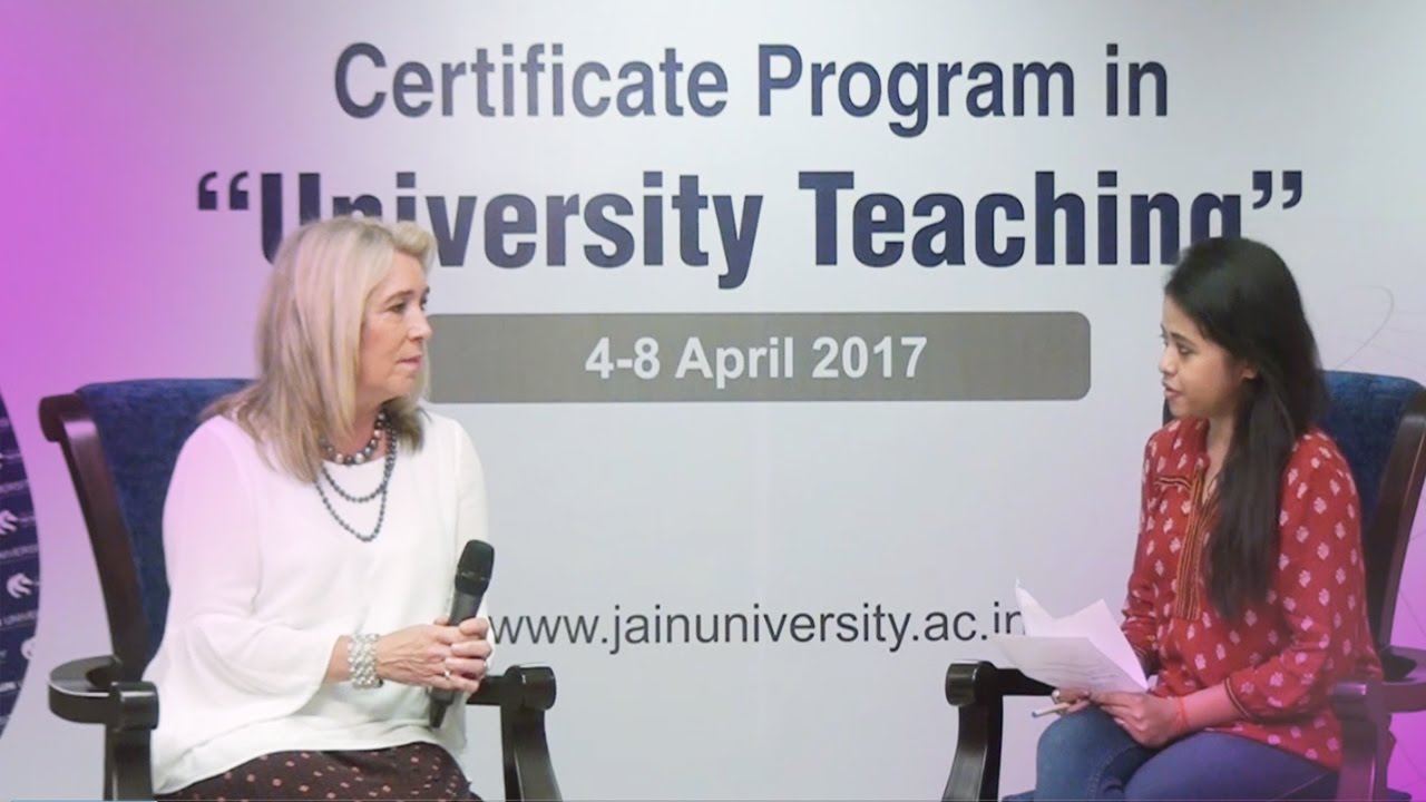 In Conversation with Prof. Carol A. Miles &ndash; Teachers training | Jain University