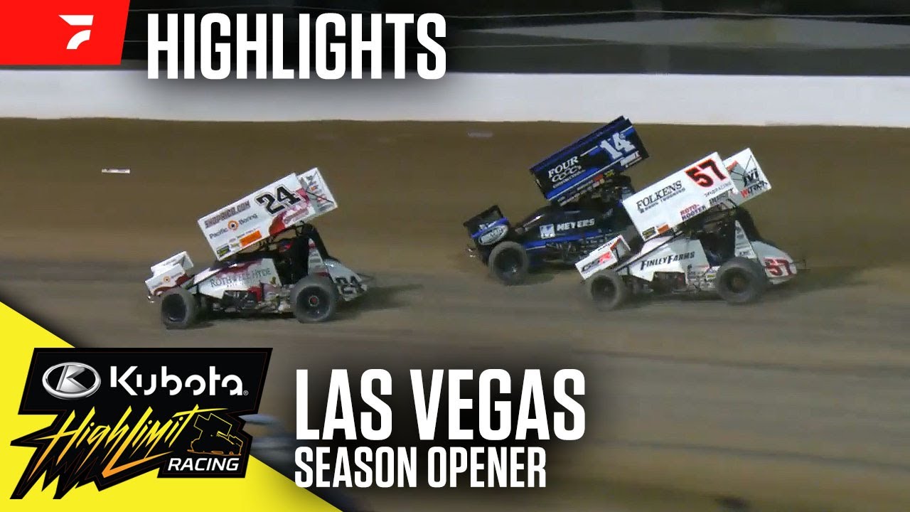 Season Opener | Kubota High Limit Racing at Las Vegas Motor Speedway 3/15/25 | Highlights