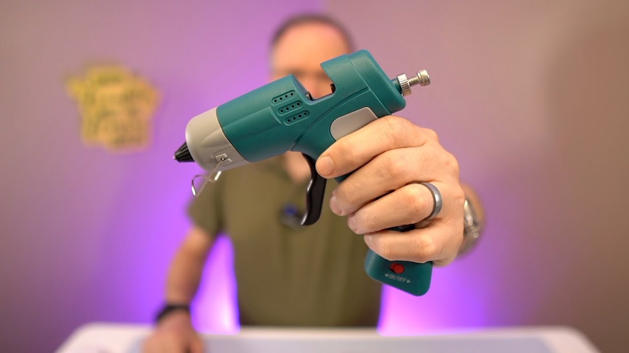 Cordless Hot Melt Glue Gun with Type-C Charging, Portable
