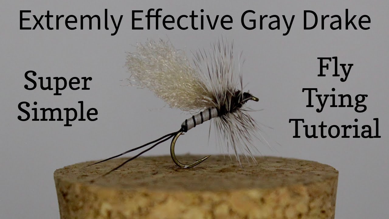 Foam Body Gray Drake: Dry Fly Tying Tutorial