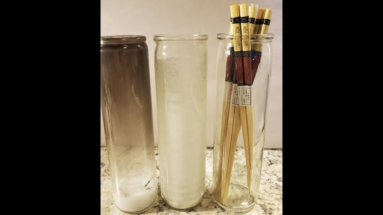 Remove Wax From Tall 7-Day Candle Jars