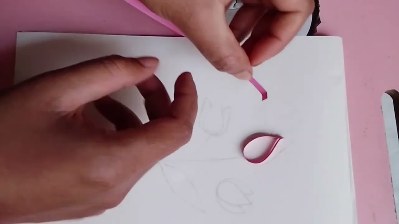 How to make Paper Quilling Art 🌷...