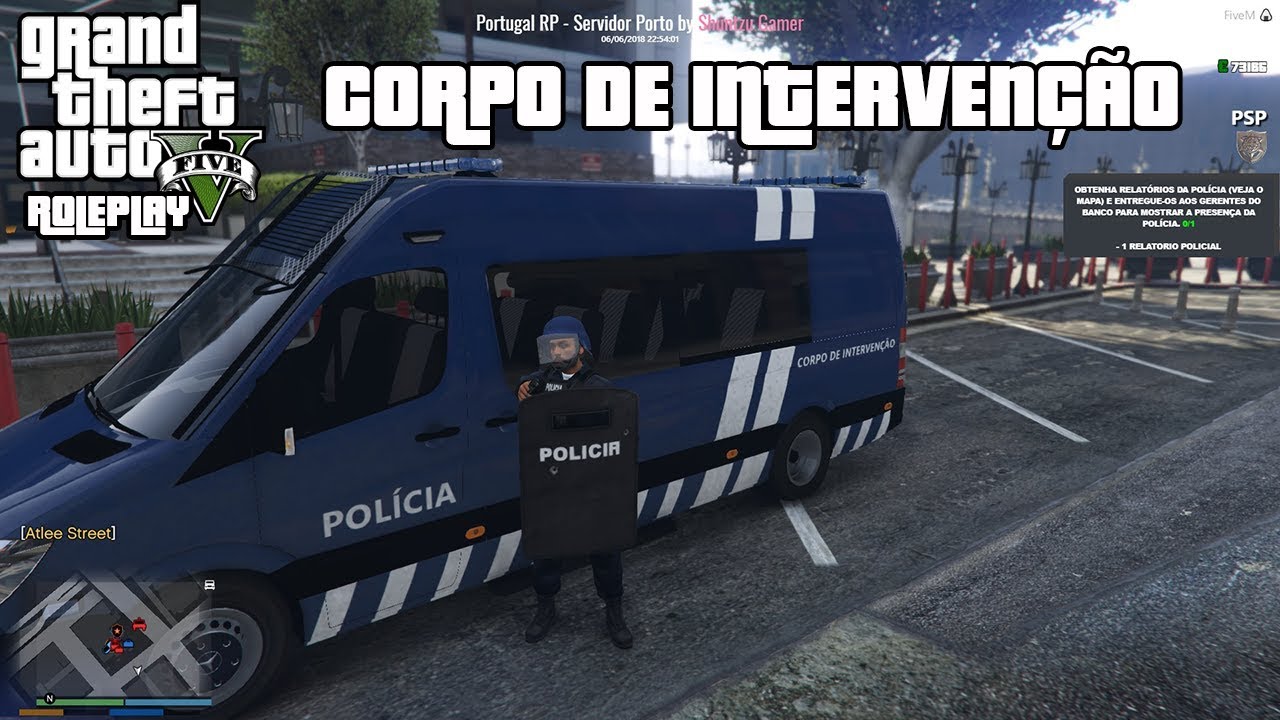 LIVESTREAM #260 👉GTA V ROLEPLAY - SERVIDOR PORTO - CORPO DE INTERVENÇÃO - GOE - MILITARES