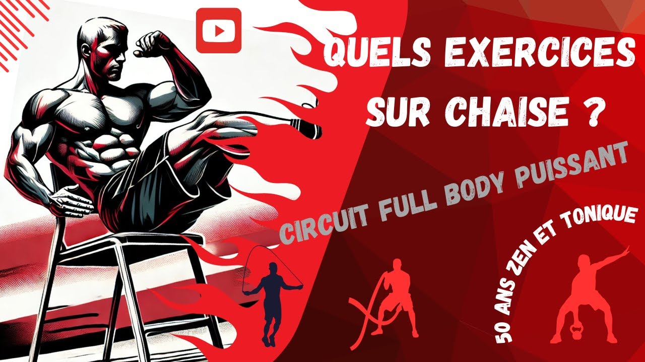 Comment faire des exercices sur chaise ? Circuit full body puissant
