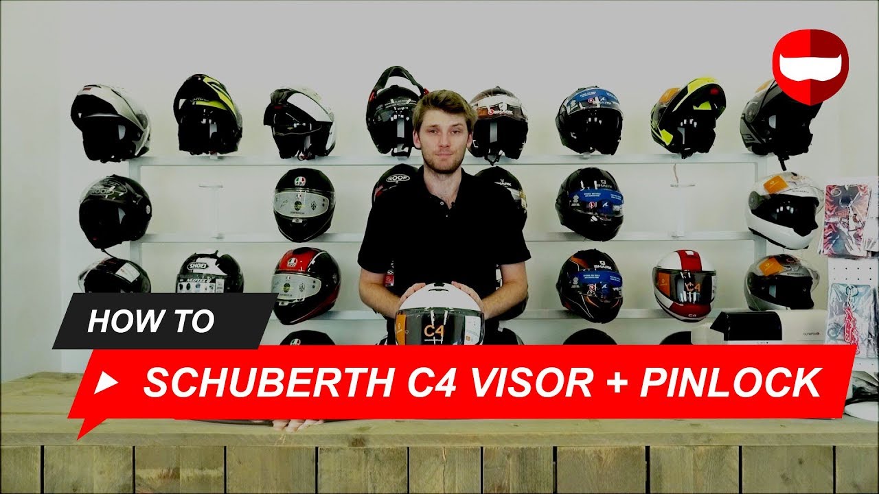 Как заменить визор и pinlock lens у Schuberth C4 Pro - ChampionHemets.com