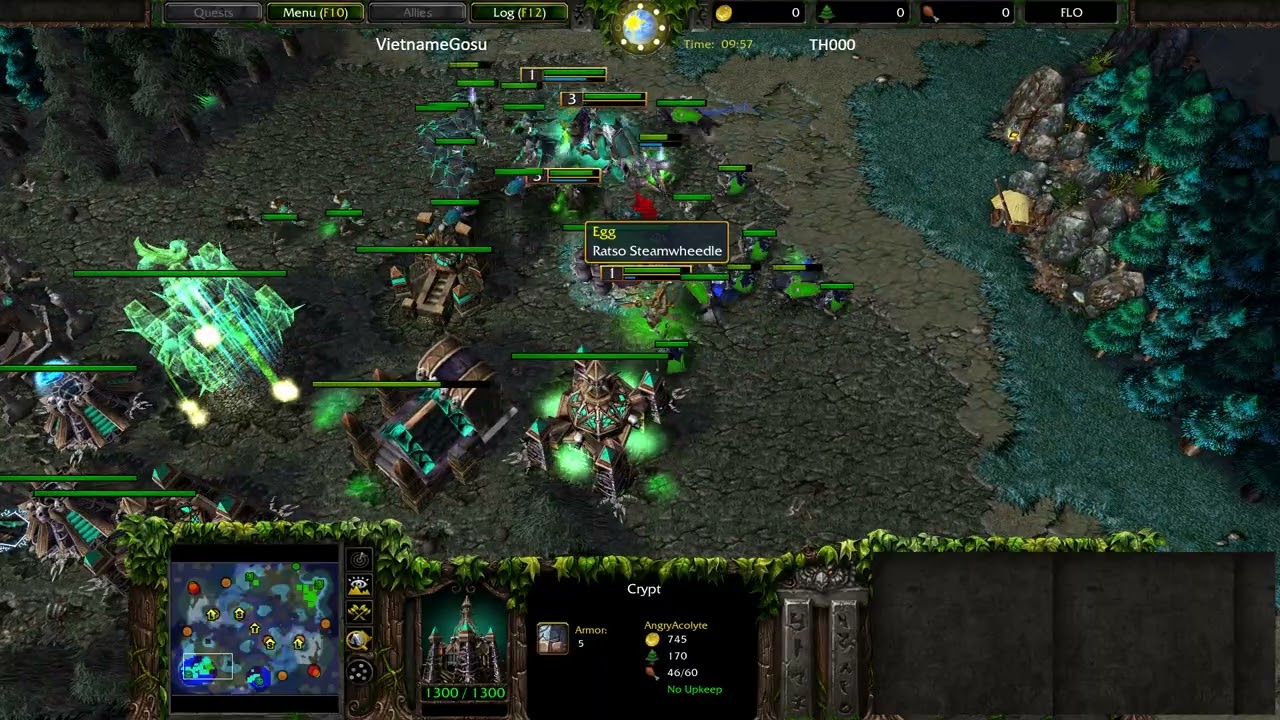 VietnamGosu (UD) vs TH000 (NE) - Dark Ranger Life Siphon Meta? - WC4305