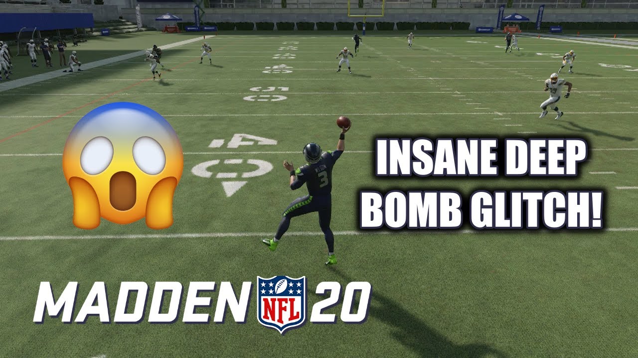 MY FAVORITE MADDEN 20 DEEP BOMB GLITCH TO KILL THE DEFENSE! THIS WORKS IN MANY FORMATIONS ON OFFENSE