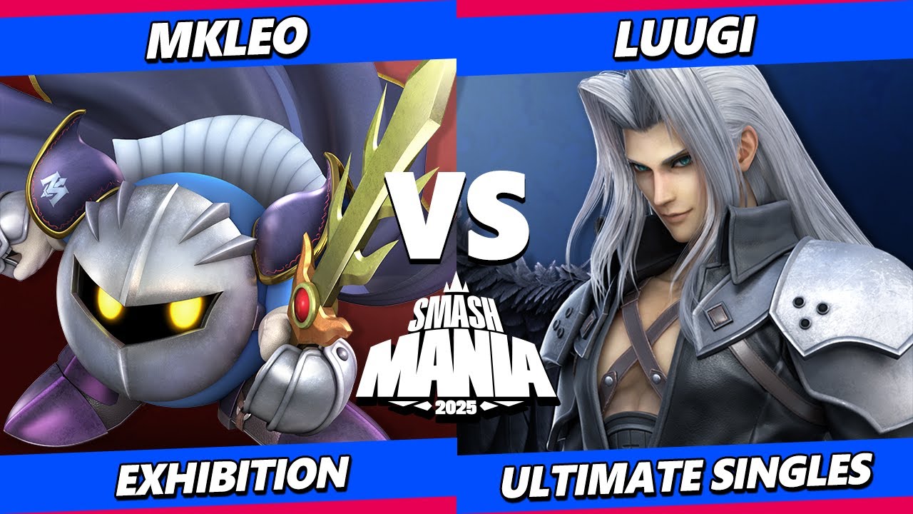 SmashMania 2025 - Luugi (Luigi, Sephiroth) Vs. MkLeo (Pyra Mythra, Meta Knight) Smash Ultimate