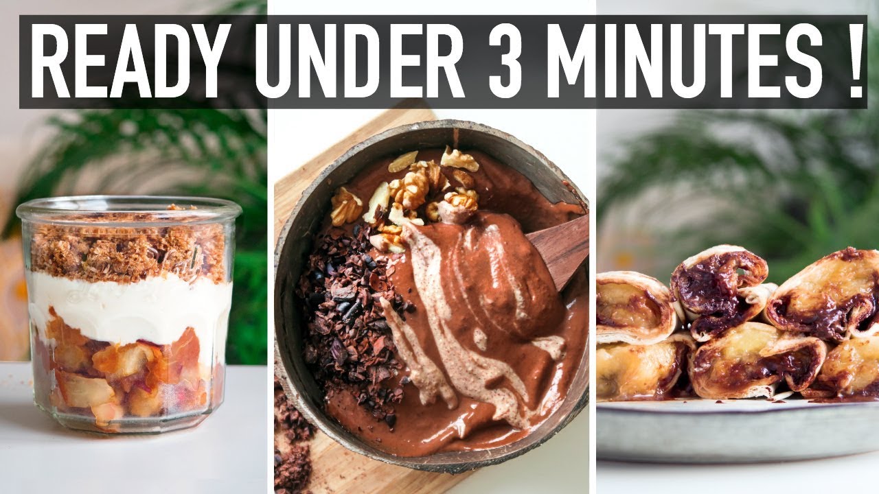3 EMERGENCY VEGAN DESSERTS! » Healthy + Quick + Decadent