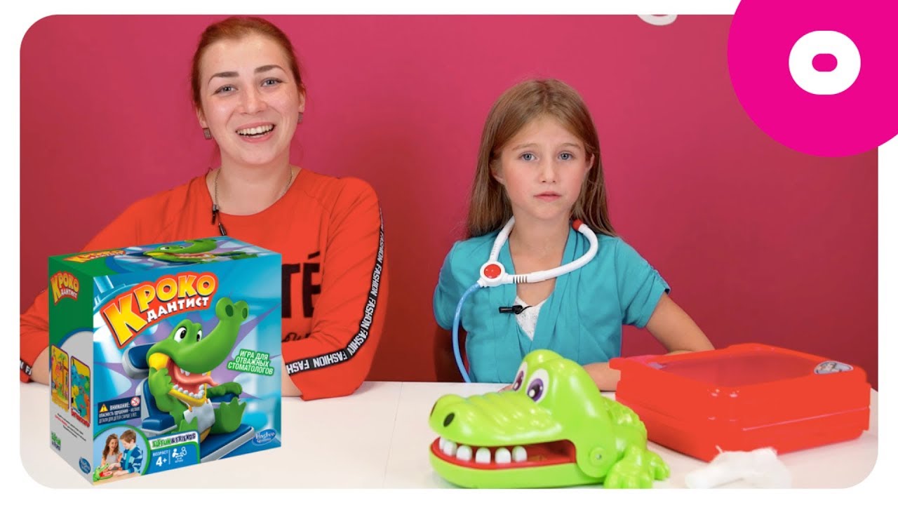 Игра Доктор 🚑  Play-Doh Доктор Зубастик Кроко 😷Дантист - лечим зубы