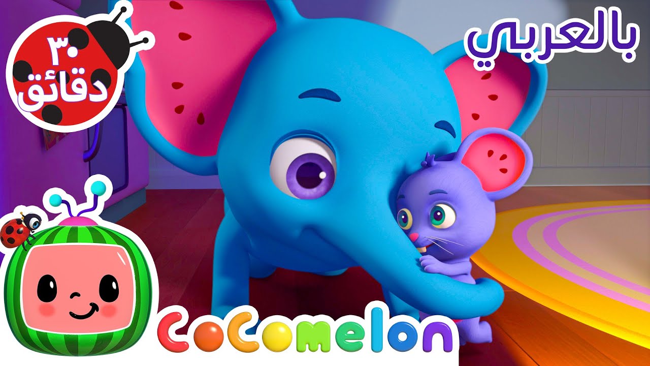 أغنية الصديقتان المتناقضتان  | كوكو ميلون بالعربي | أغاني الأطفال والحضانة *Animal Friend Song* 🐘