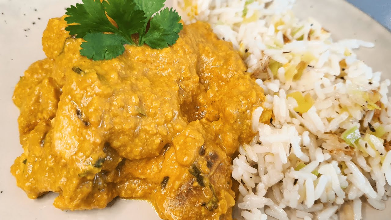 POLLO KORMA - RECETA HINDÚ SUAVE Y DELICIOSA