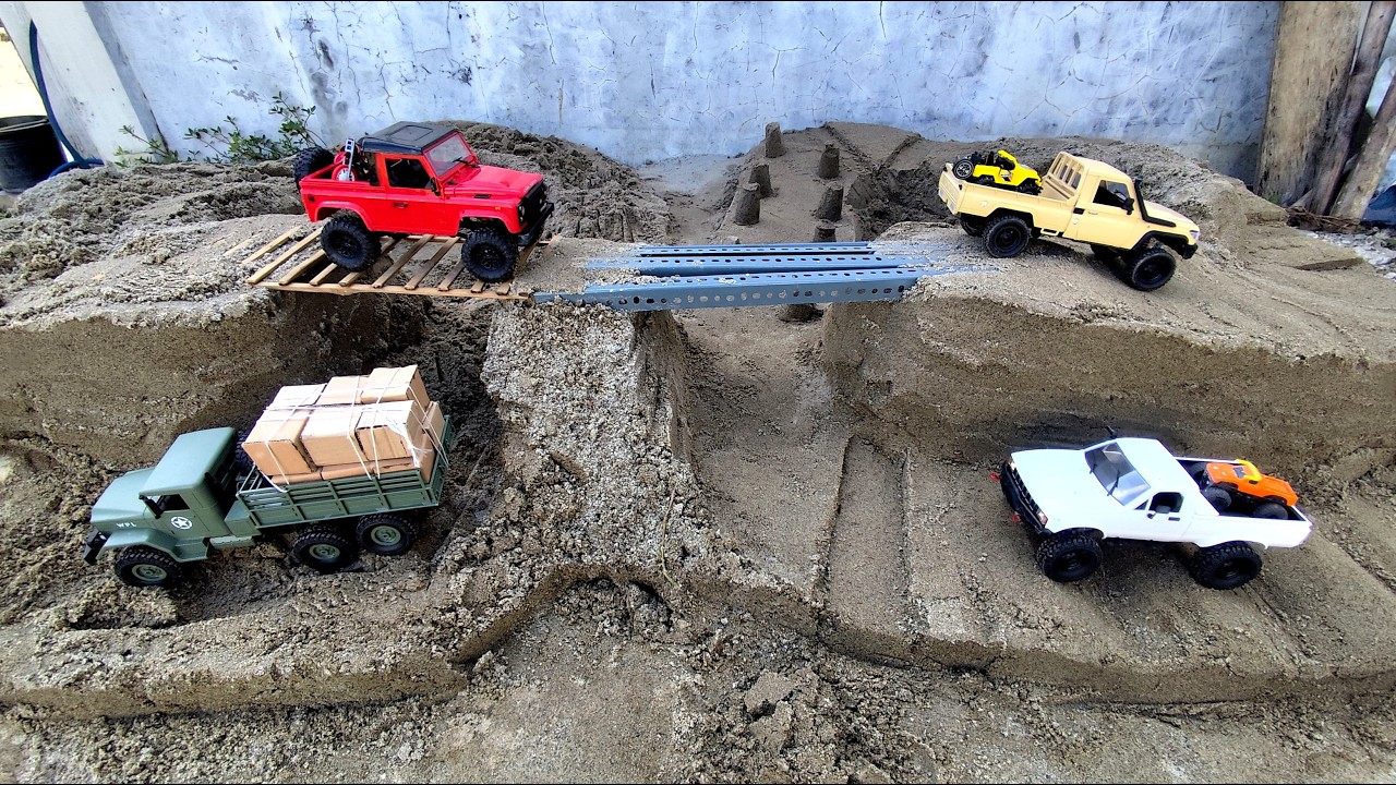 Military RC Vehicles vs Impossible Terrain | Ultimate Bridge Crossing Test