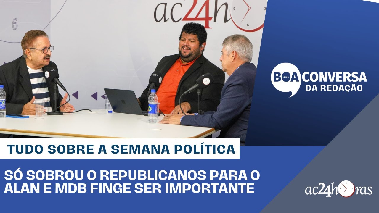 BOA CONVERSA: S&Oacute; SOBROU O REPUBLICANOS PARA O ALAN E MDB FINGE SER IMPORTANTE