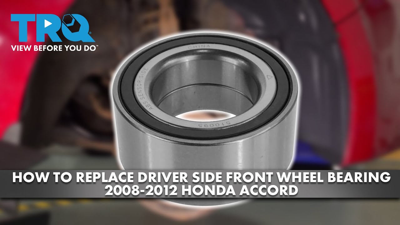 Как заменить ступичный подшипник на Honda Accord 2008-2012