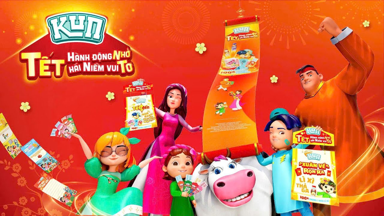 [MV] Nhạc Thiếu Nhi Tết 2026 | KUN – Tết Hành Động Nhỏ, Hái Niềm Vui To 🎶🧧