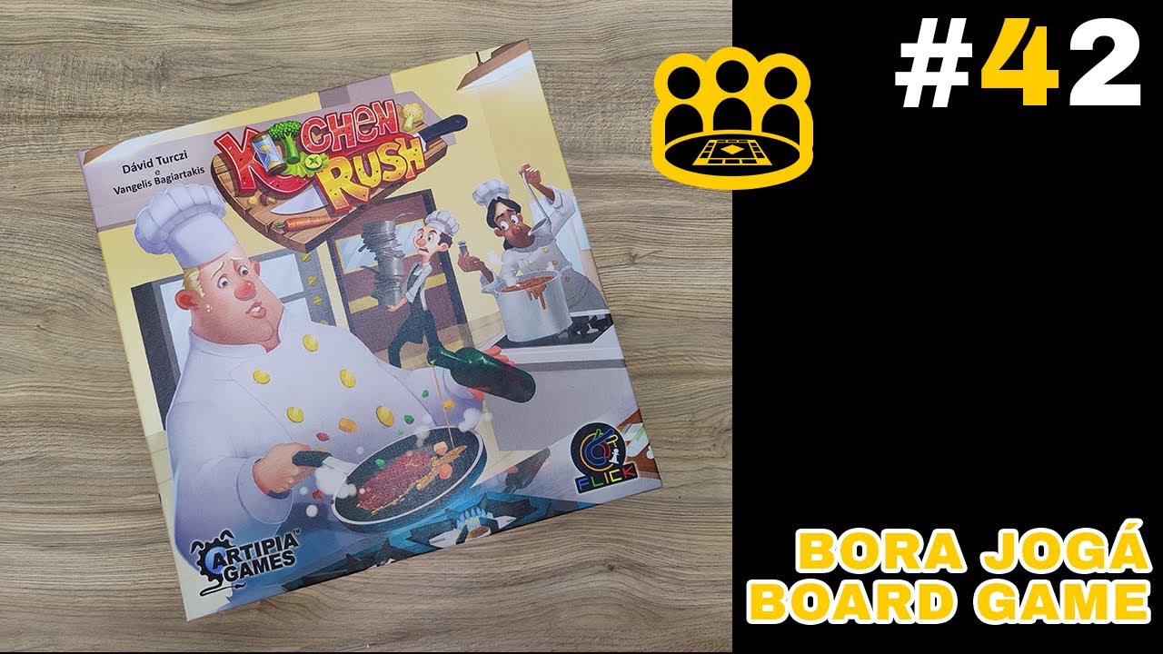 Kitchen Rush - Partida Completa - Bora Jog&aacute; Board Game #42