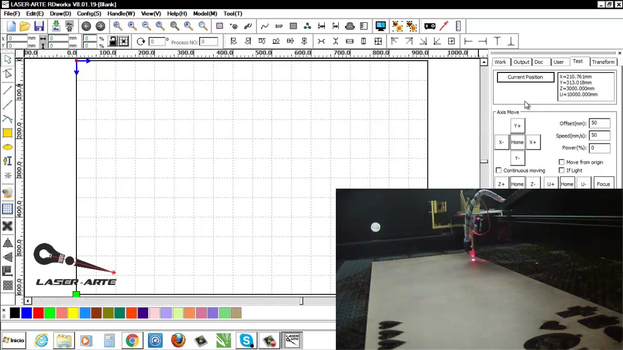 Par&aacute;metros de configuraci&oacute;n y como verificar si mi maquina esta bien conectada al RDworks