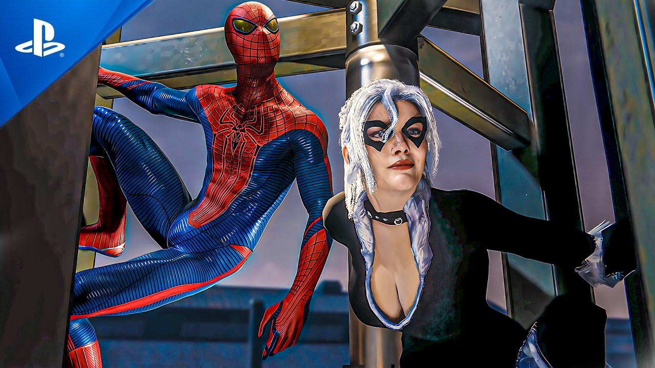 ANDREW AMAZING SUIT VS BLACK CAT TOGETHERE FIGHT MISSON 4K ULTRA HD 60 FPS